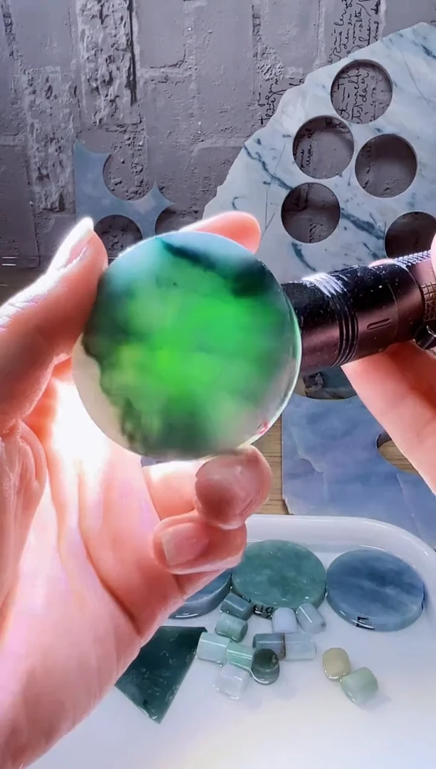 裸石翡翠天然翡翠A货石 南 543