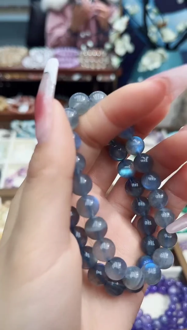 【闪购商品】月光石手串未镶嵌灰月光单圈手串多样性发其一