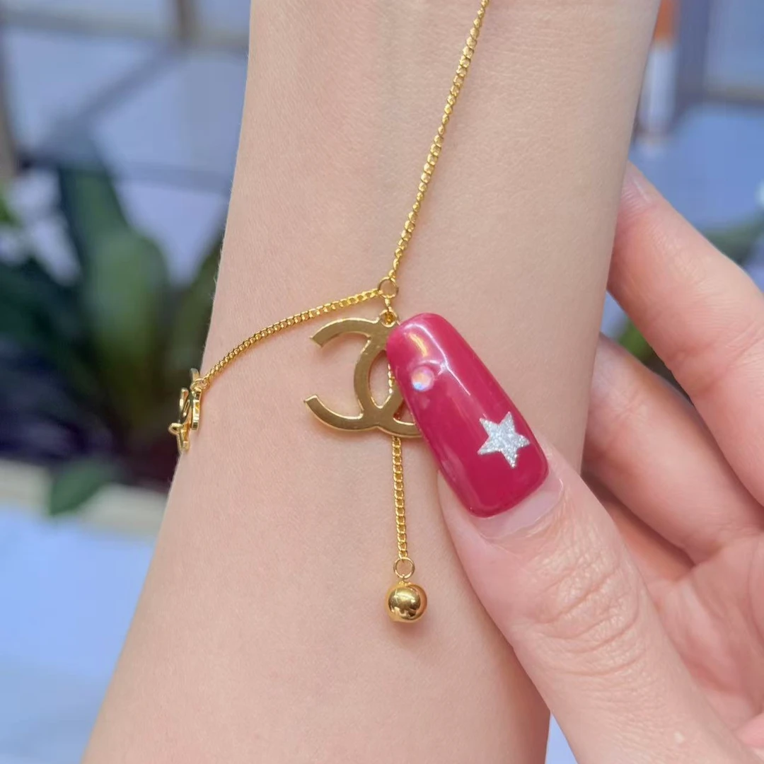 J【香香套链】足金999精工5G