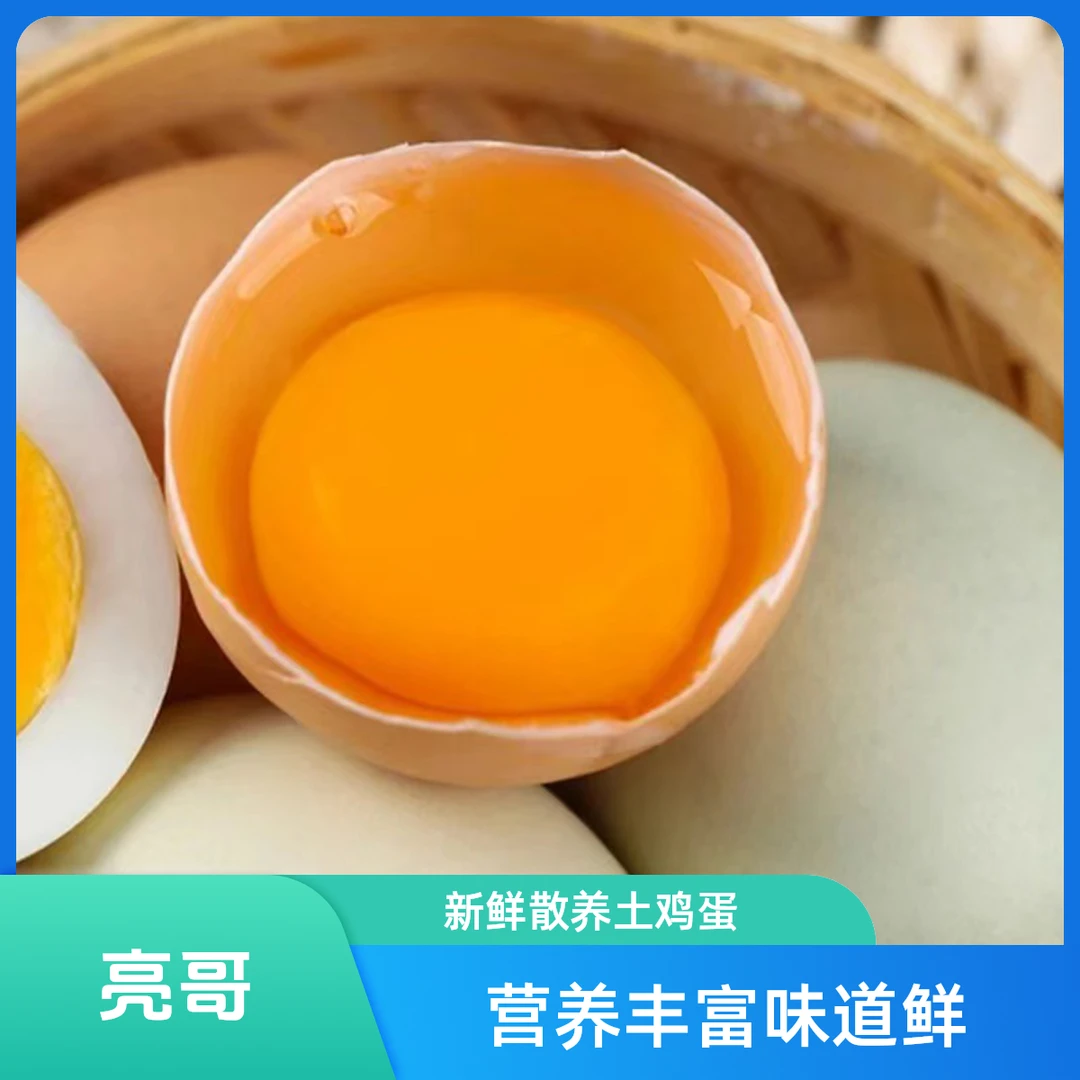 《亮哥农场》柴鸡蛋 林地散养 40枚 《礼盒装》