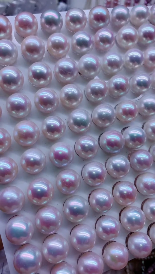 银S925镶嵌淡水珍珠耳钉多样性发其一，非无暇