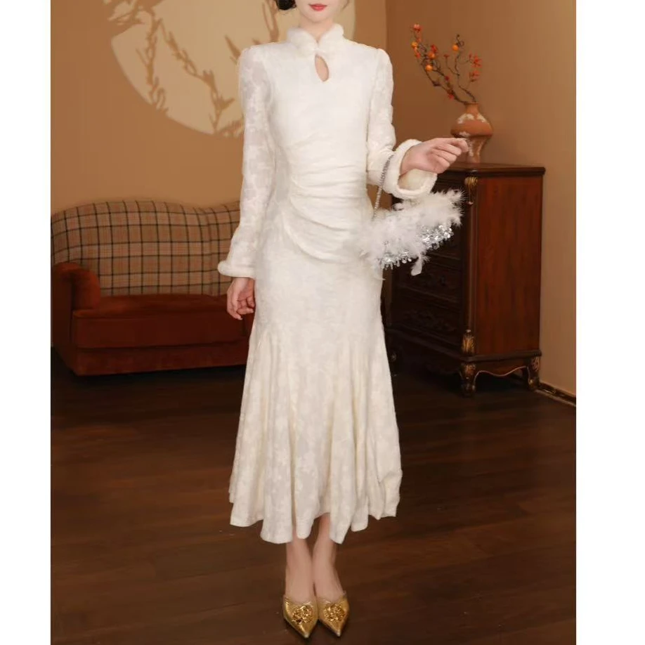 温迪原创-867（白茶茉莉）N610连衣裙