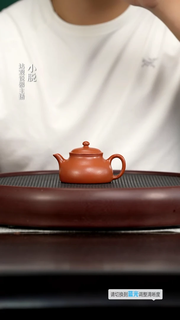 茶壶紫砂DG49畏壶卢伟杰怀隐薄胎朱泥110
