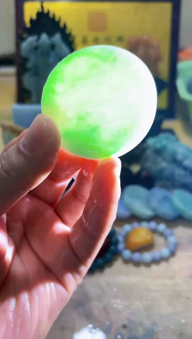 未镶嵌挂件翡翠A货常星6078