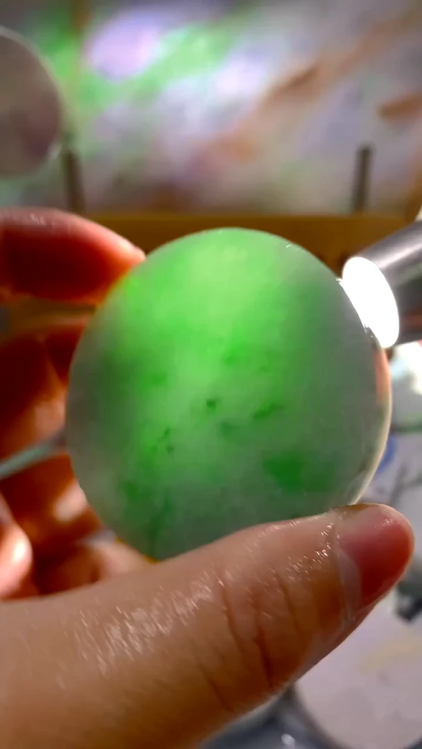 翡翠裸石翡翠散珠裸石天然缅甸翡翠A货618