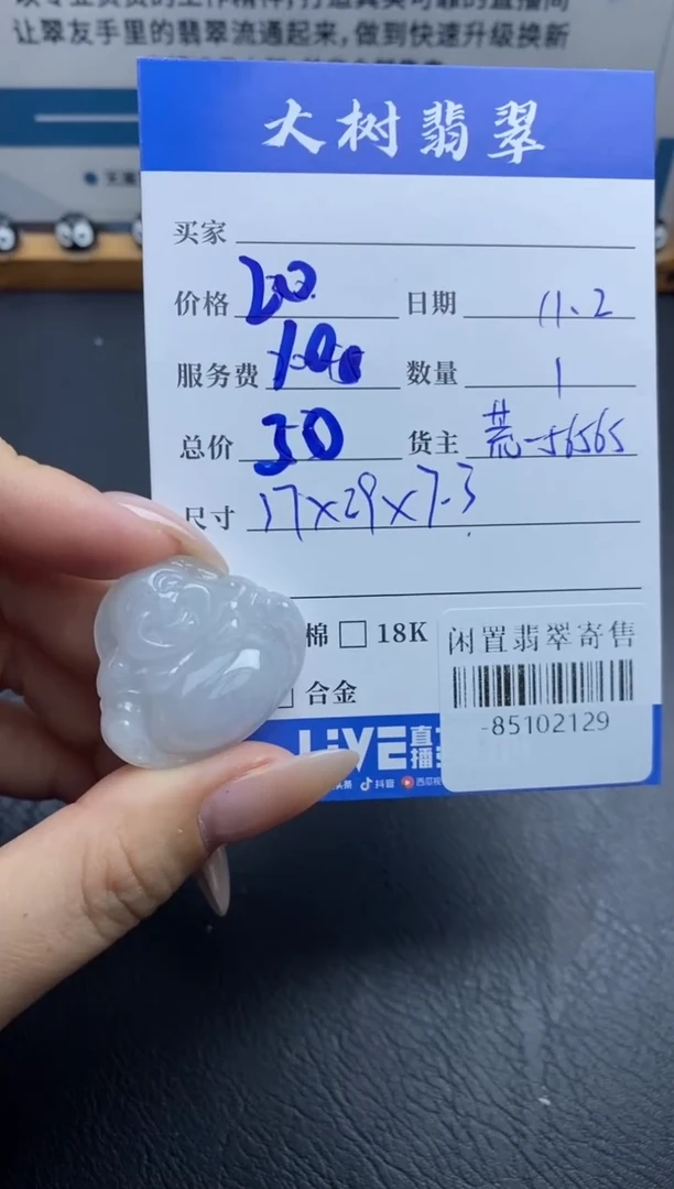 颈饰未镶嵌翡翠多人-85102129