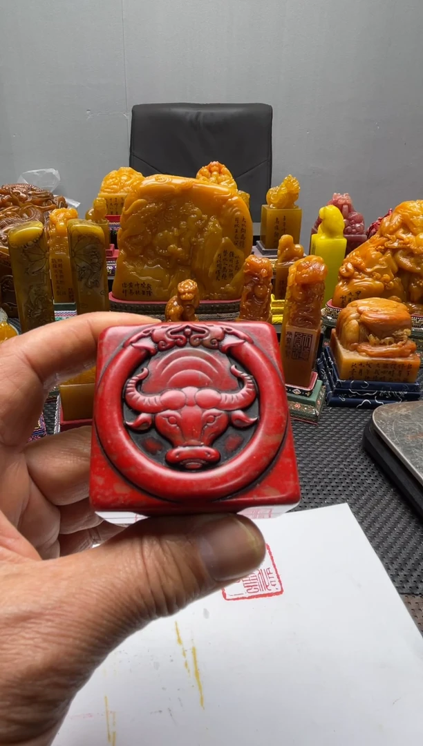 寿山石印石东****8精品印章39