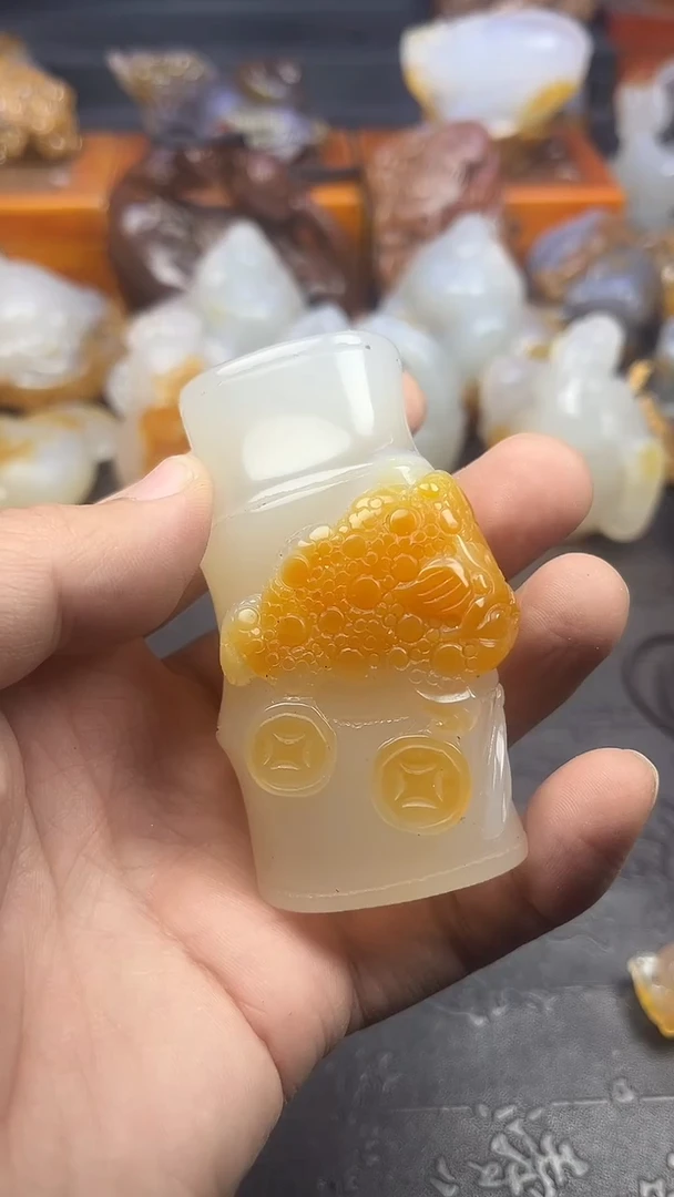 【闪购商品】玛瑙/玉髓手把未镶嵌1