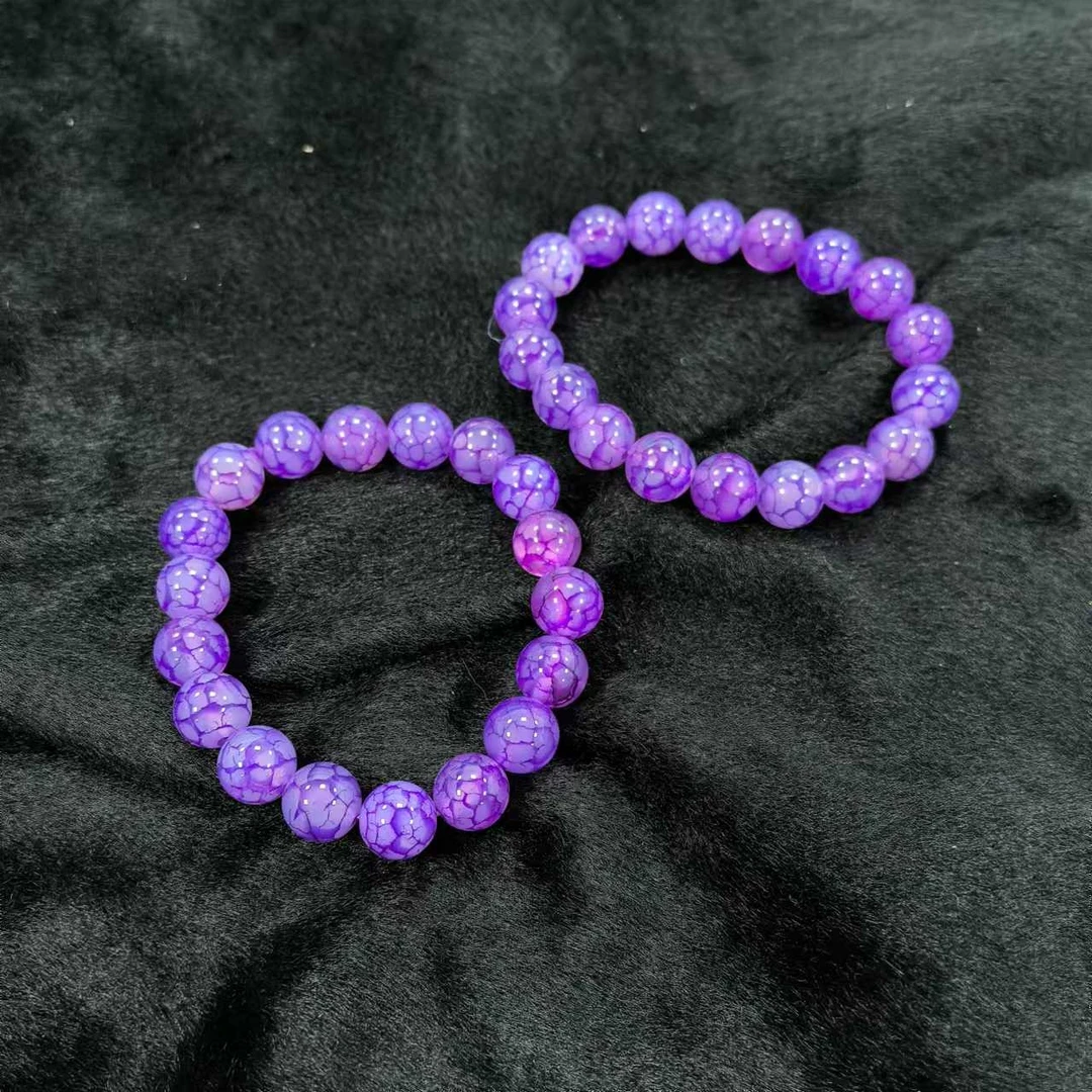 S7579【福嘟嘟珠宝】紫杉醇玛瑙紫手串-多样性发只发一件