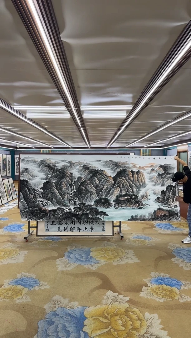 国画M张伦玉-大丈二-山水国画