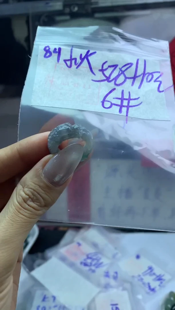 【闪购商品】定制翡翠未镶嵌戒圈6*538元毛货需精抛光