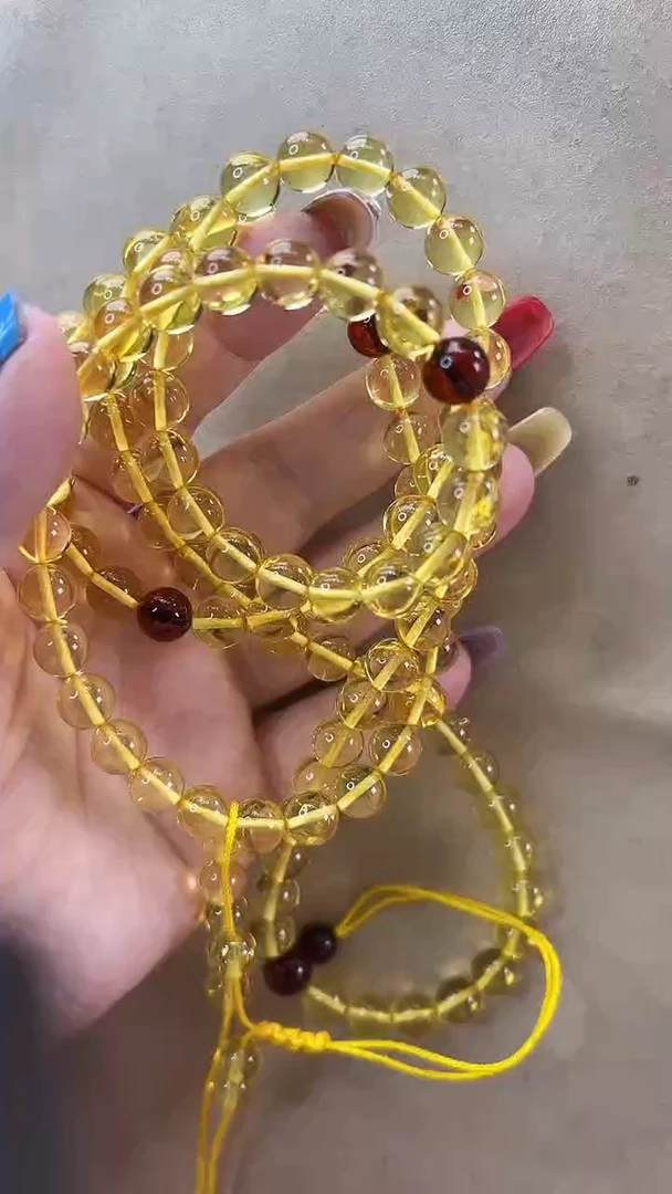 未镶嵌颈饰琥珀项链