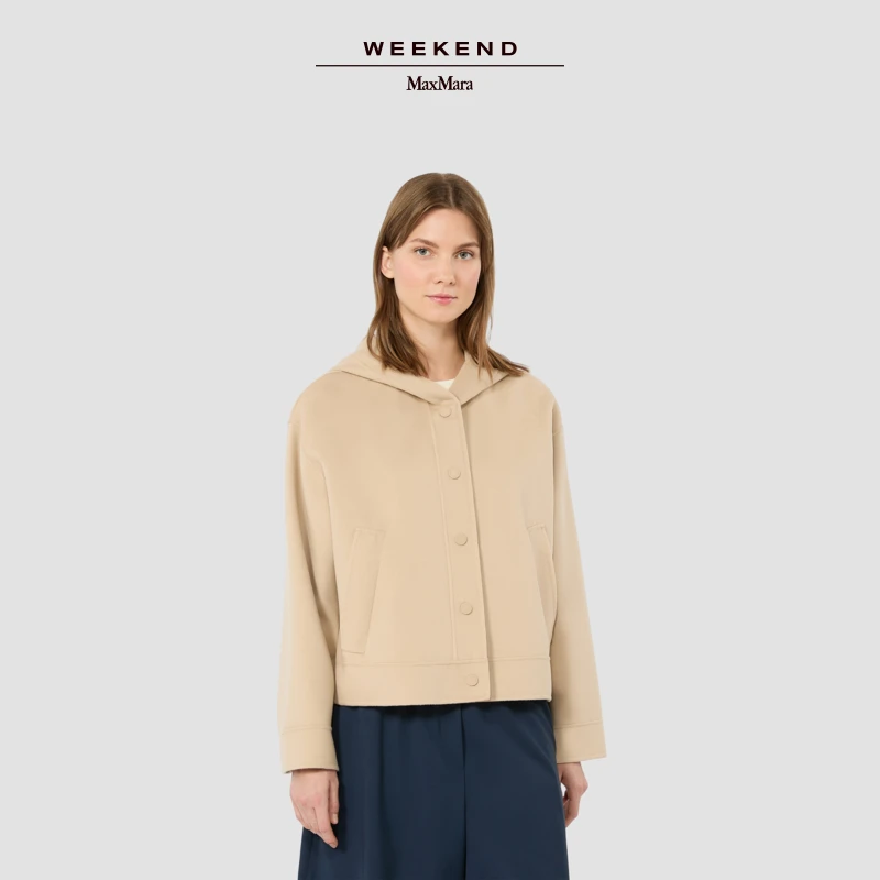 Weekend MaxMara 2026早秋新款女装羊毛混纺连帽外套5086046106&商品图