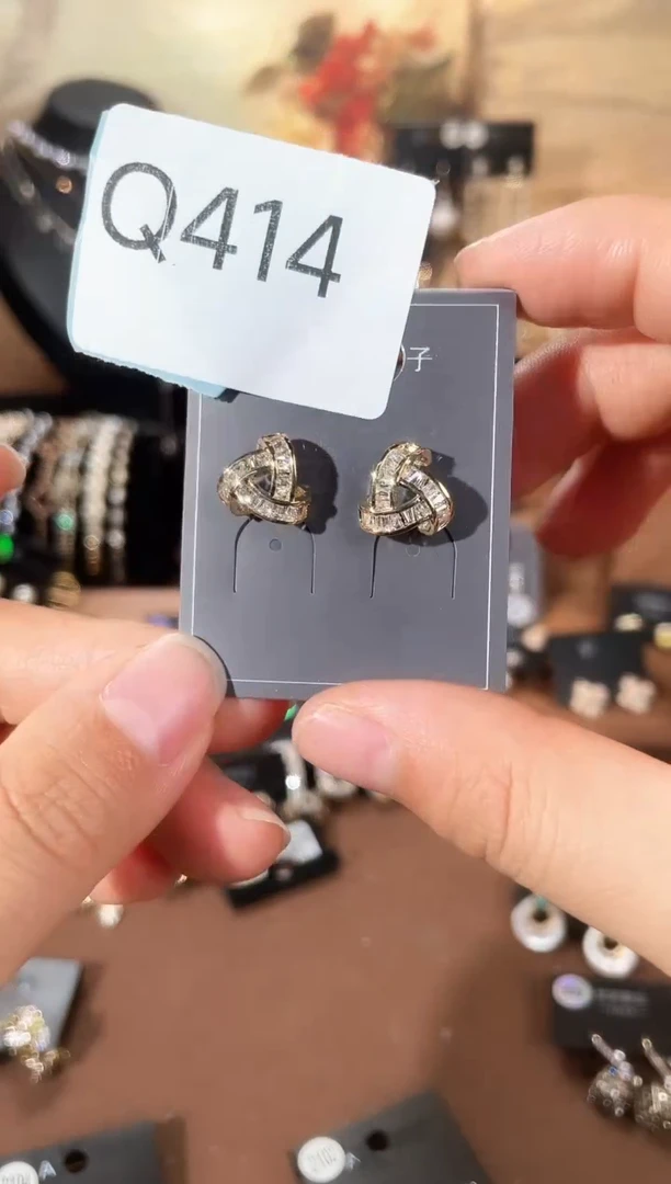 合金925银锆石Q414