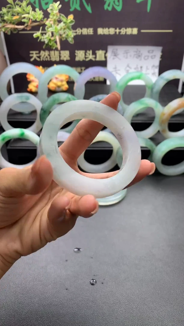 定制翡翠手镯未镶嵌手镯52-56