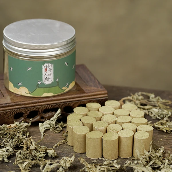 陈年艾绒手卷艾条100g 净化空气