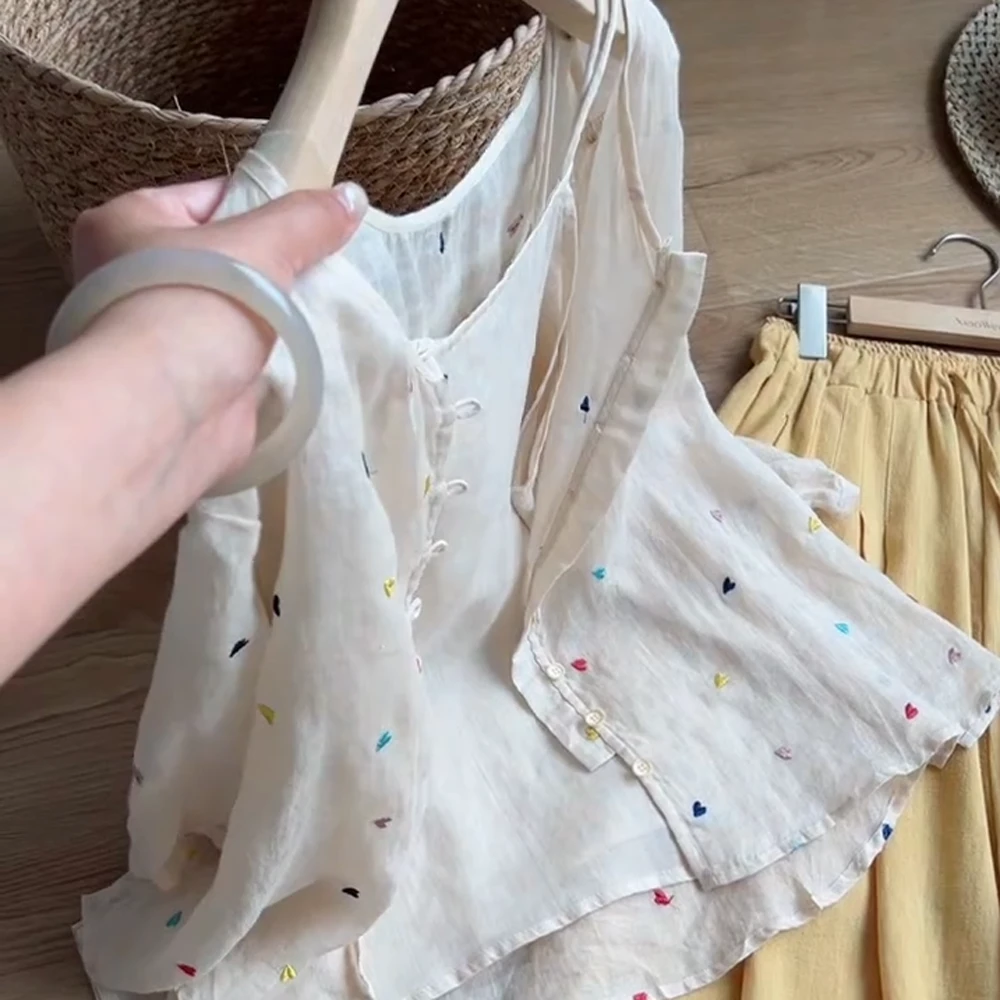 告白气球’自制波点衬衫女气质单排扣文艺休闲上衣C5746