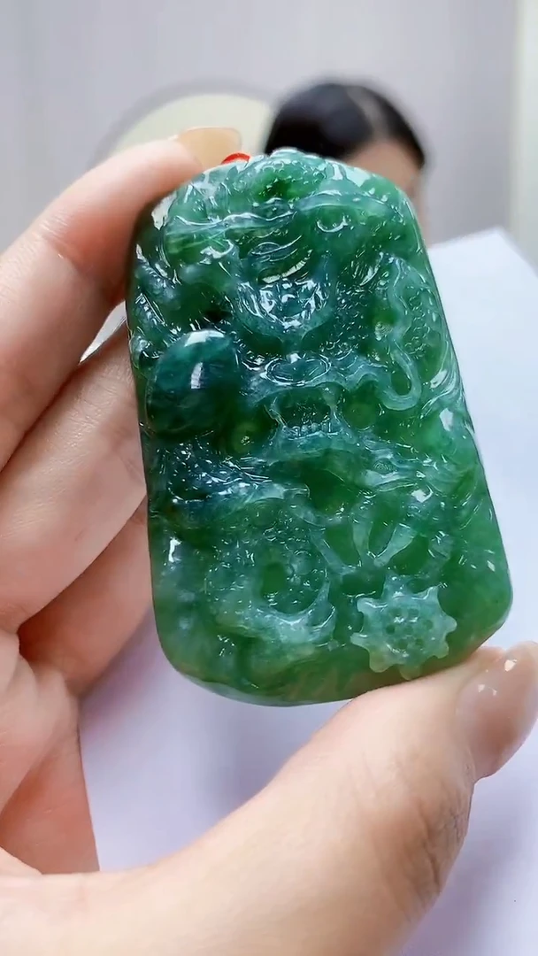 未镶嵌定制翡翠4812MM-毛货挂件130