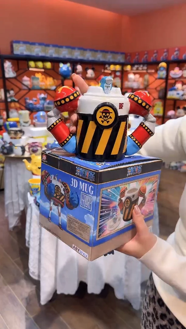 瓷片@@海贼王弗兰奇陶瓷杯(礼盒)