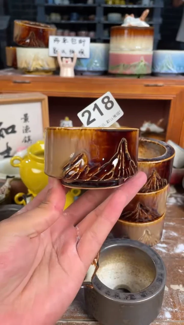 瓷片218知木小芳花盆直播编号