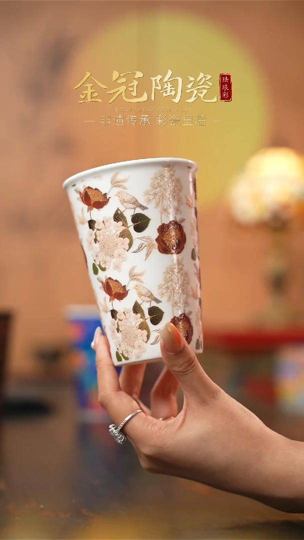 陶瓷风过枫林· 【可乐杯】