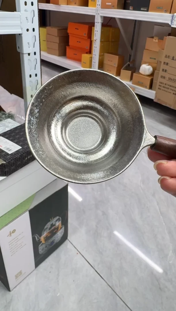 @@器钛纯钛茶漏木把