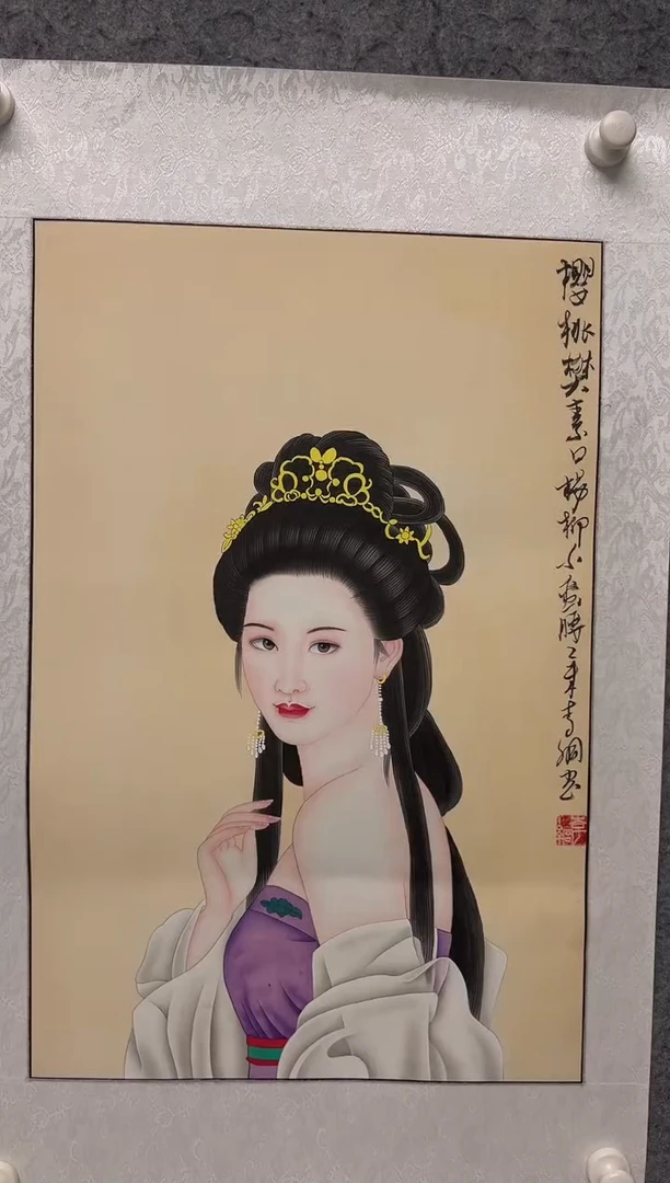 国画李纲-2.7平尺-国画作品