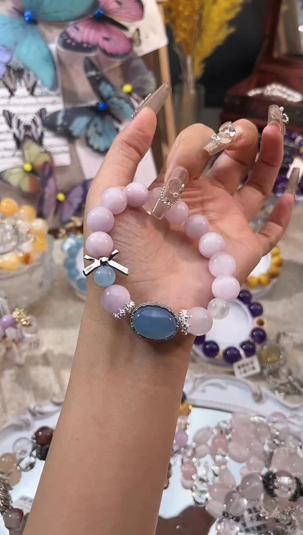 【闪购商品】水晶手链未镶嵌多样性发货颜色微差发其一