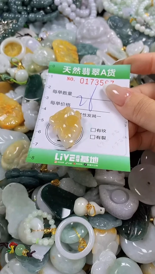 翡翠未镶嵌颈饰闪购0173567