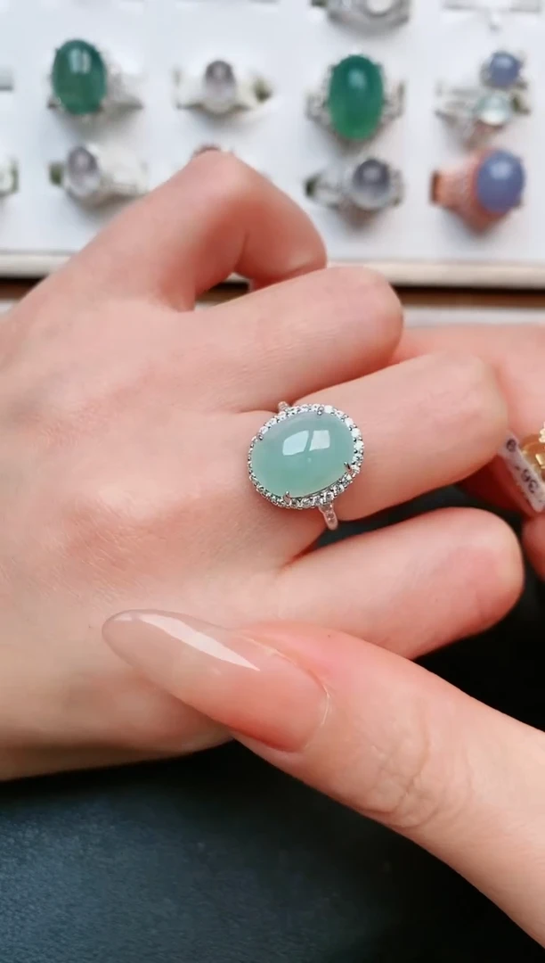 【闪购商品】翡翠戒指银S925镶嵌.....