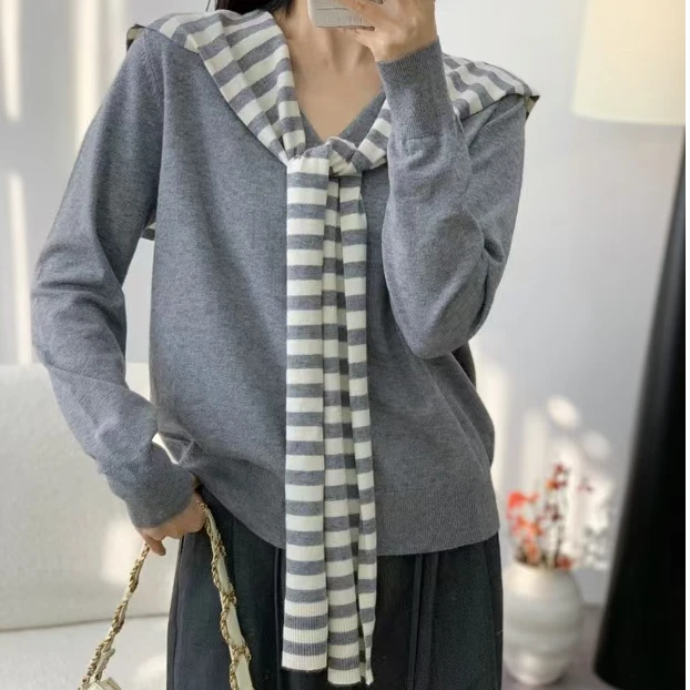 春装针织毛衣休闲百搭韩版开衫