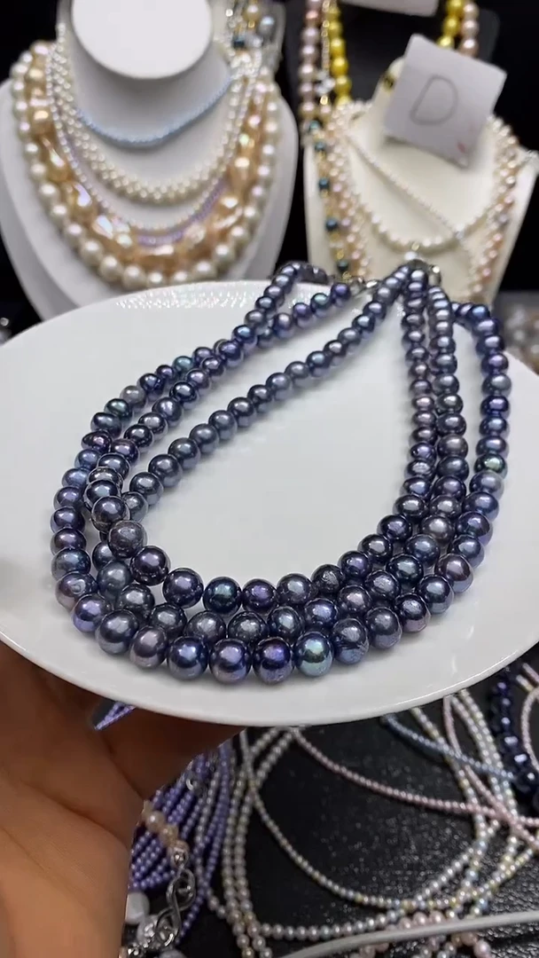 淡水珍珠未镶嵌颈饰多人