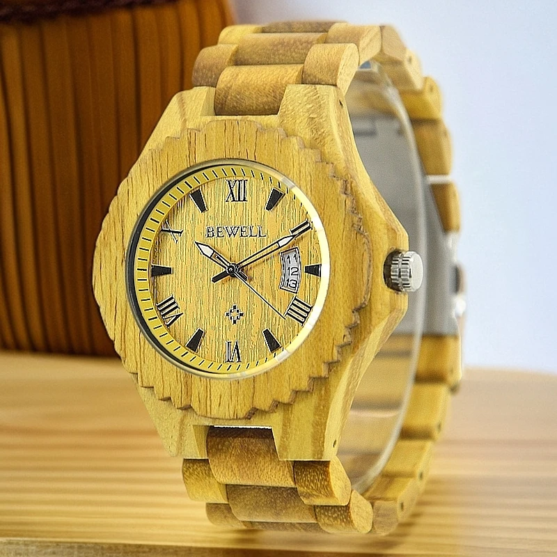 经典檀木手表轻奢潮流时尚木制腕表直播专用