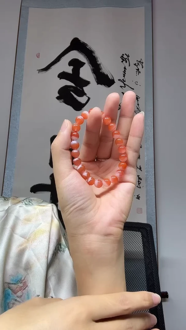 未镶嵌手串南红玛瑙卡8