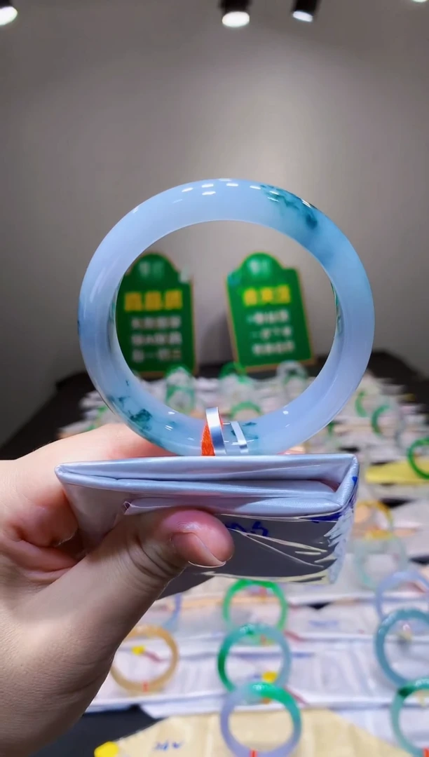未镶嵌手镯翡翠K42天然A货缅甸翡翠57