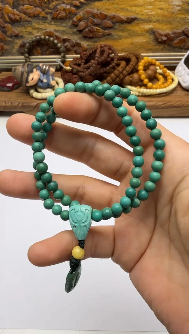未镶嵌绿松石手链手链