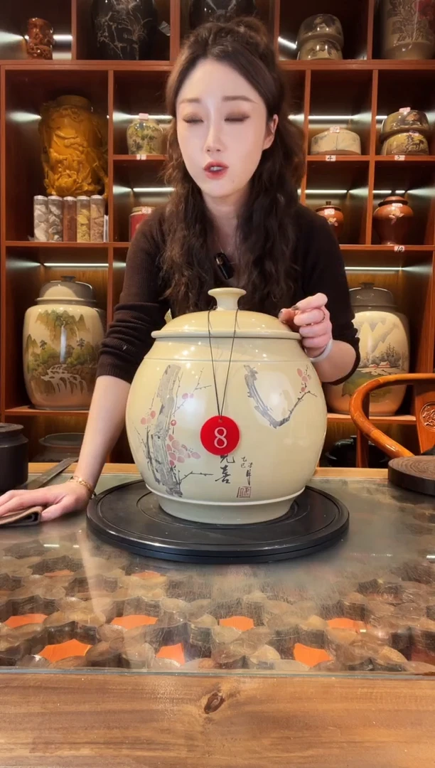 罐云南建水紫陶12升水缸@8