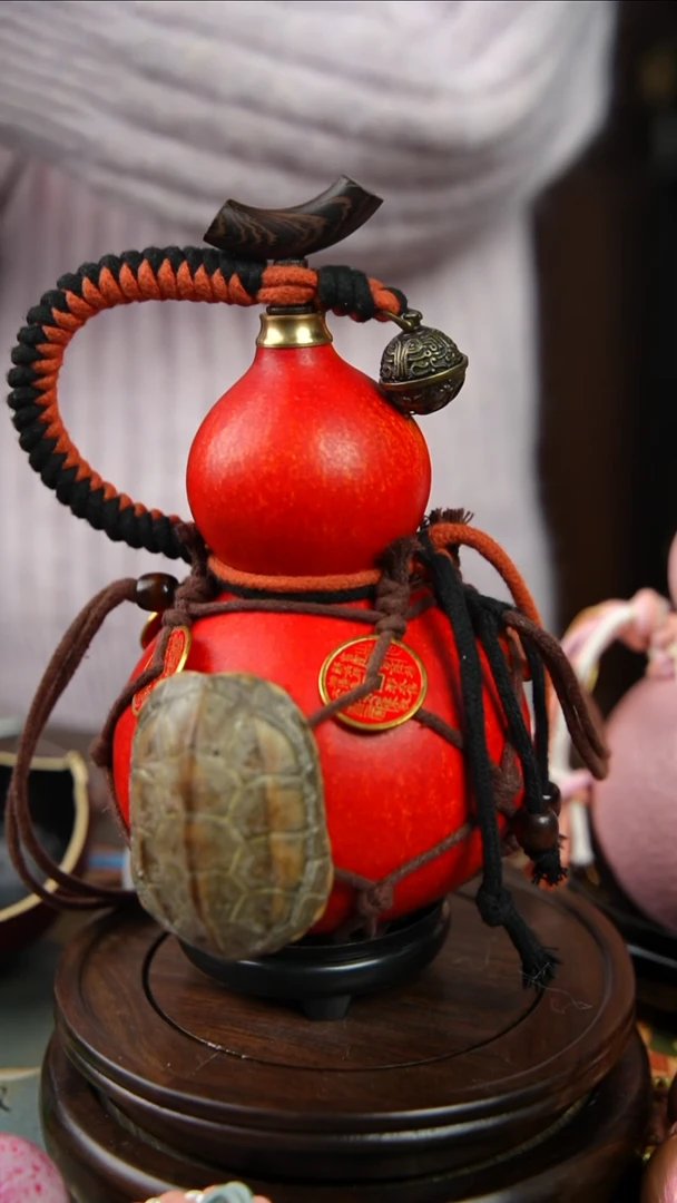 332号750ml左右非遗大漆酒葫芦