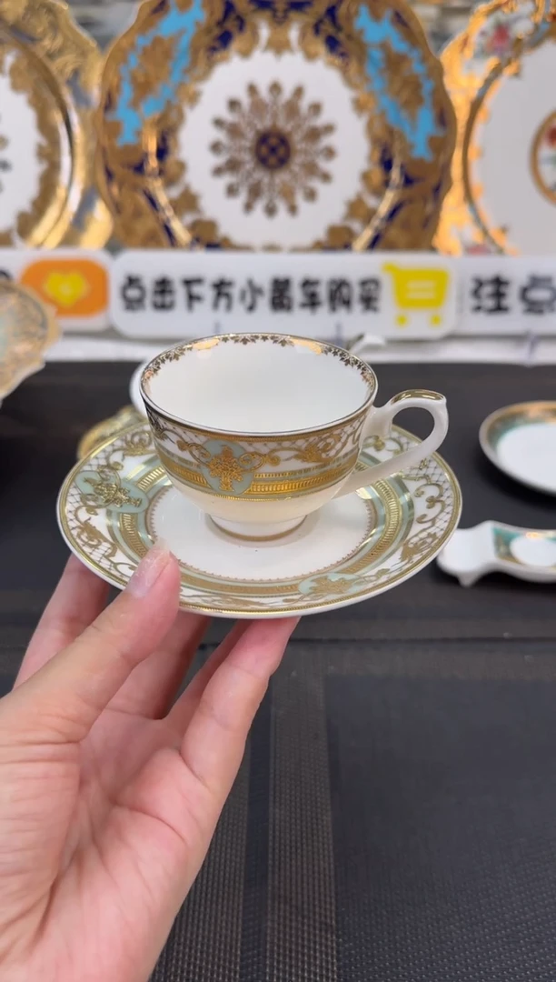 瓷片90毫升杯碟 6套