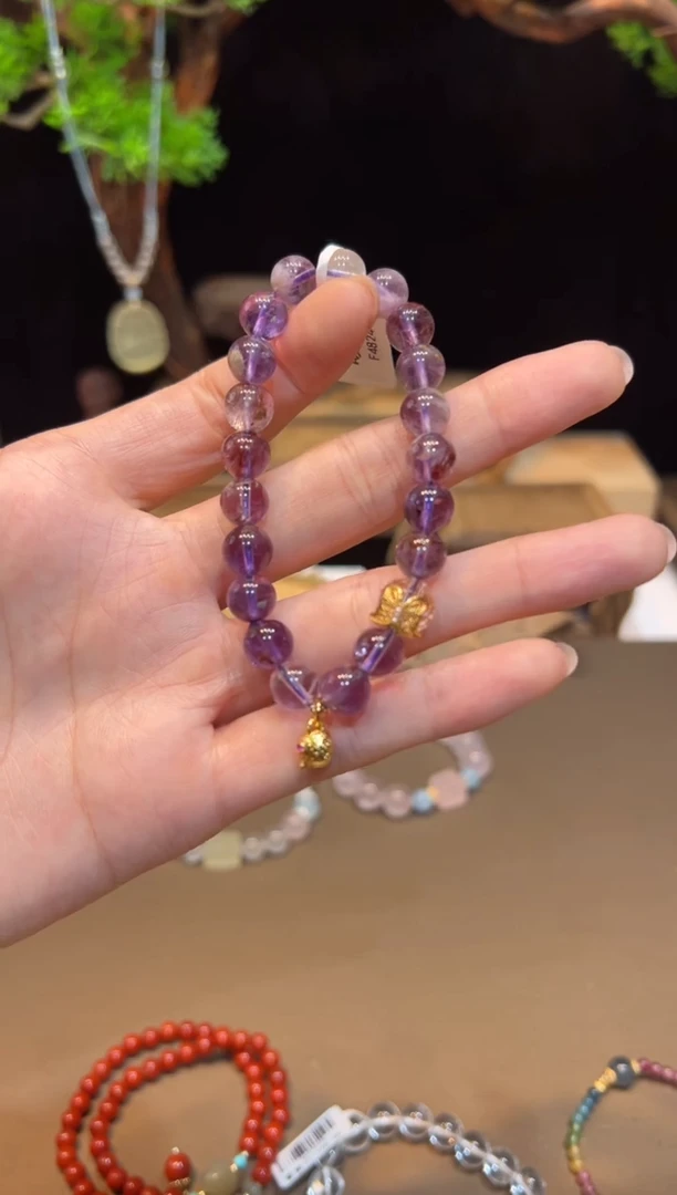 水晶手链未镶嵌手饰@@F4824