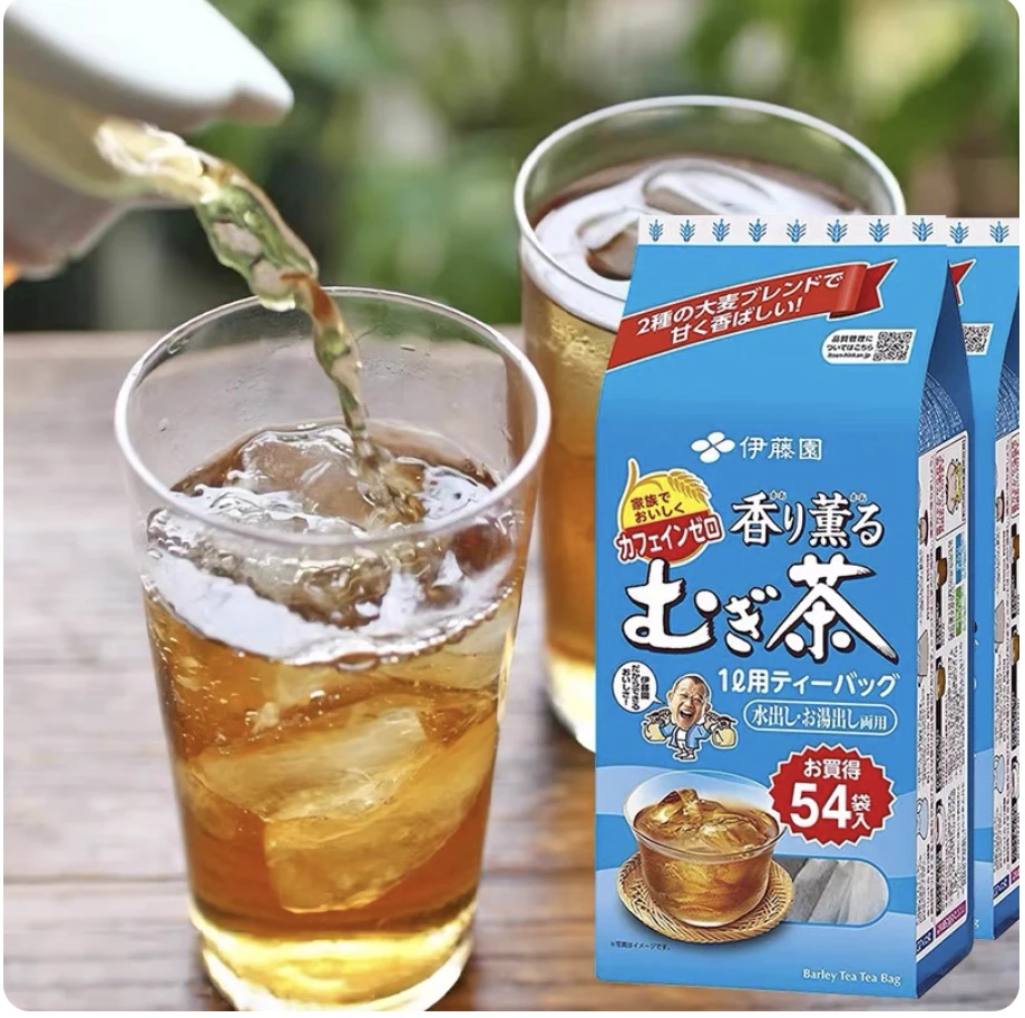 日本伊藤园大麦茶茶包袋泡茶饮料烘焙型小袋装冷热可调 405g/54袋