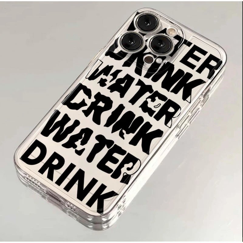 镂空英文字母适用iphone16/15promax手机壳苹果13/12透明14卡通11