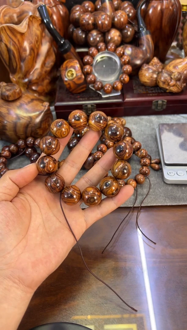 【闪购商品】黄花梨/降香黄檀手串/手链海南黄花梨2.0天眼串