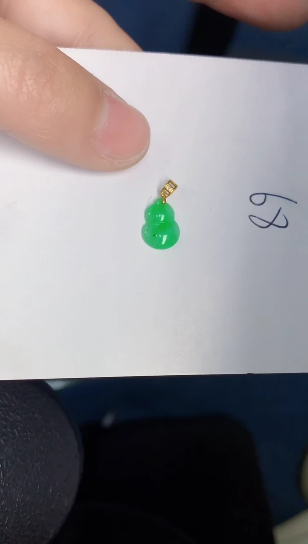 【闪购商品】翡翠颈饰18K金镶嵌0000000001