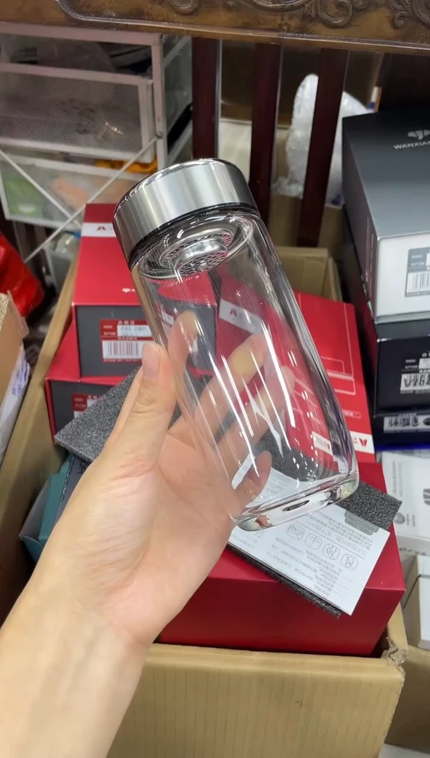 高硼硅玻璃无手柄款小熊单层烫手7752-430ml