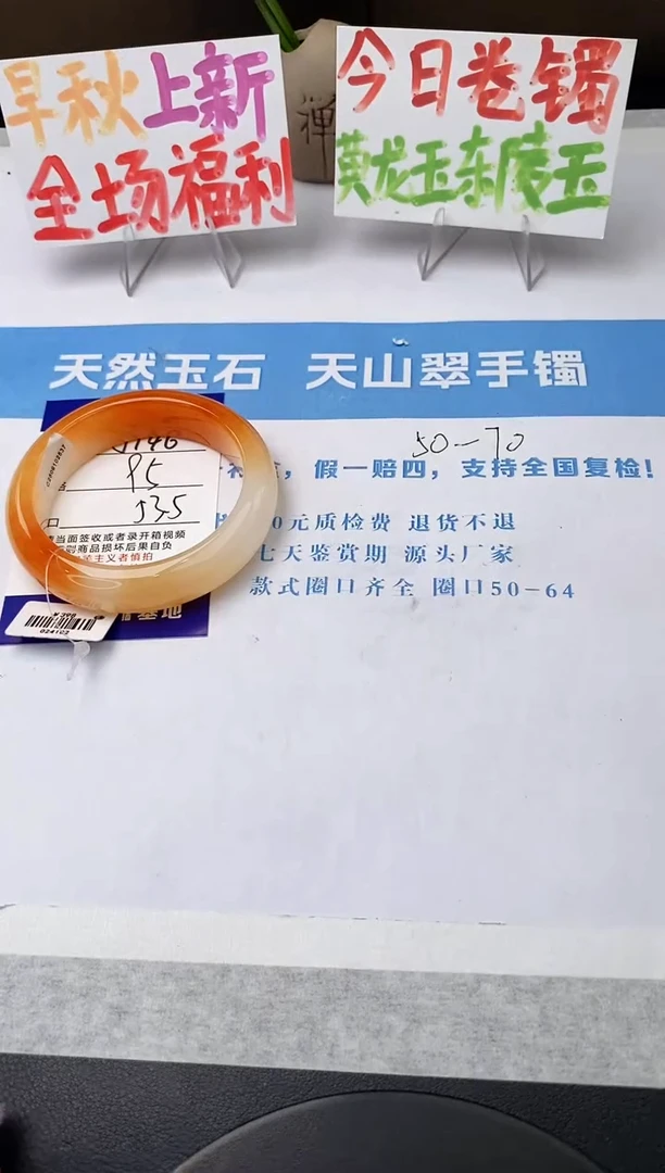 未镶嵌手镯石英质玉j146-HB53+