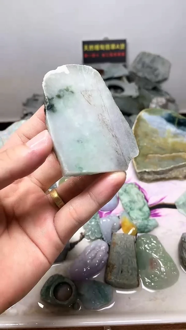 裸石翡翠天然缅甸翡翠A货79