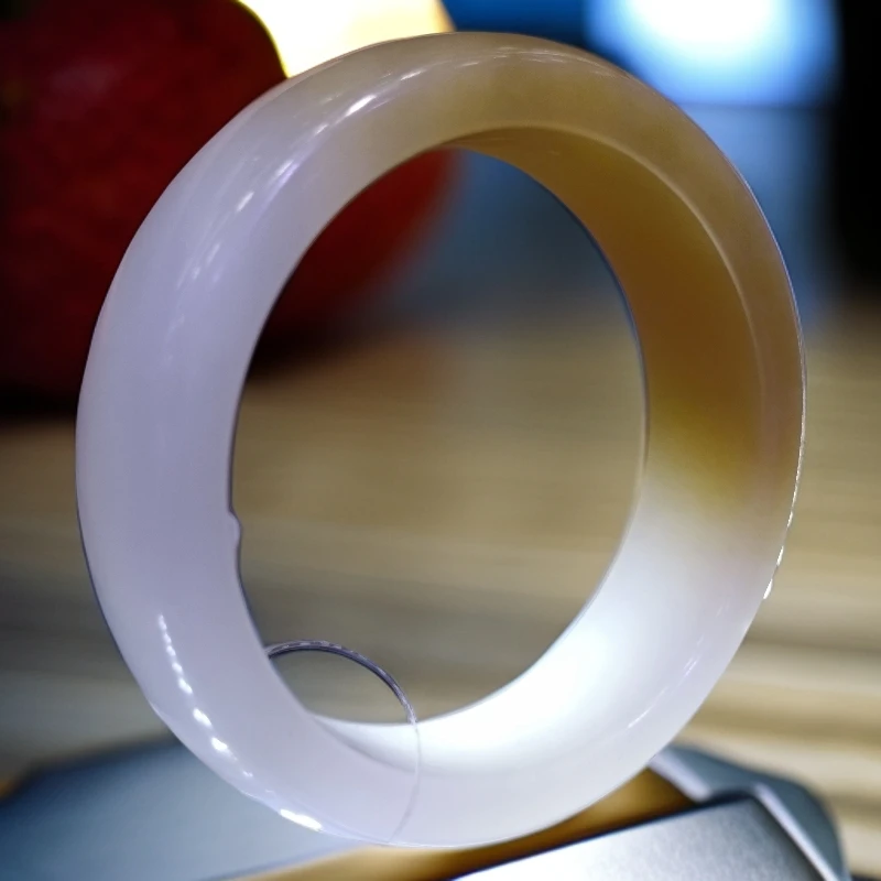 非金属羽毛手镯 爆款白色玉手镯精美时尚气质百搭饰品级美人镯