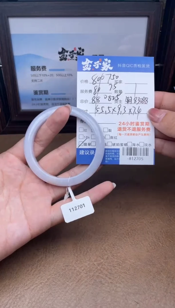 颈饰未镶嵌翡翠手镯多人-812705