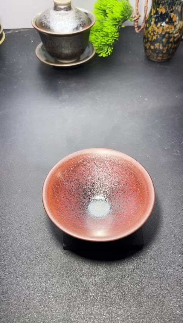茶盏159叶紫建盏